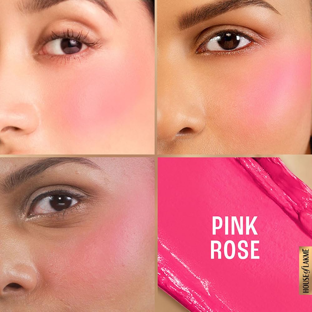 LAKME 9TO5 BLUSH POWERPLAY VELVET CREME PINK ROSE