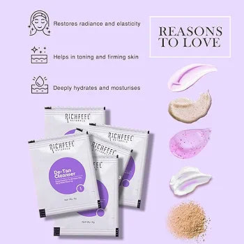 RICHFEEL GRAPE FACIAL KIT 30G