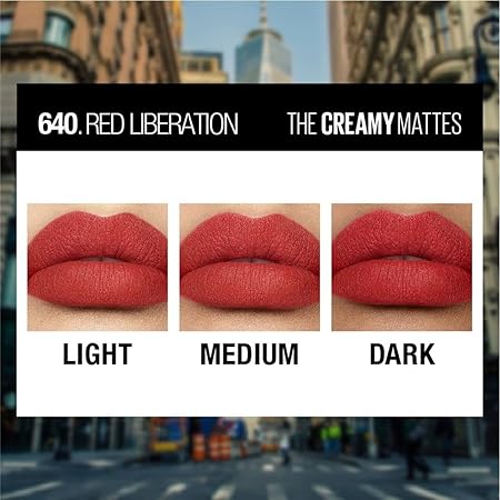 MAYBELLINE LIPSTICK CS CREAMY MATTE 640 3.9 G