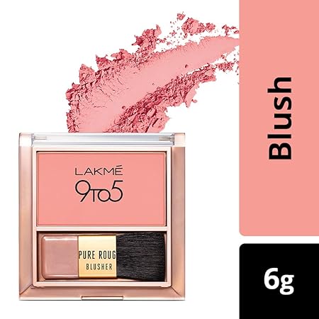 LAKME 9TO5 BLUSHER NUDE FLUSH 6 G