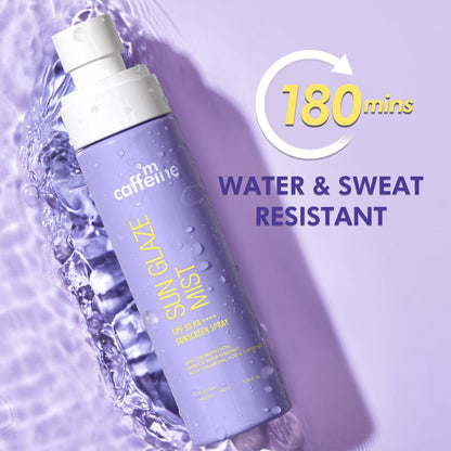MCAFFEINE SUNSCREEN SPRAY SUN GAZE MIST SPF 50PA++++ 100ML