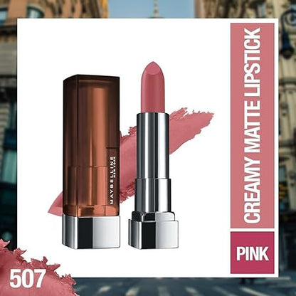 MAYBELLINE LIPSTICK CREAMY MATTE 507 ALMOND PINK