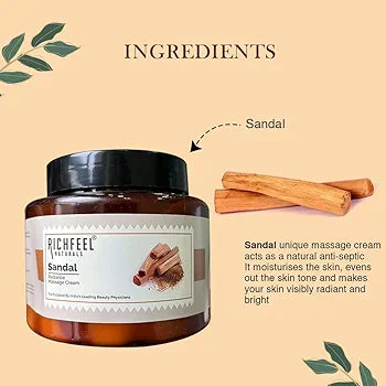 RICHFEEL CREAM SANDALWOOD 500 GRM