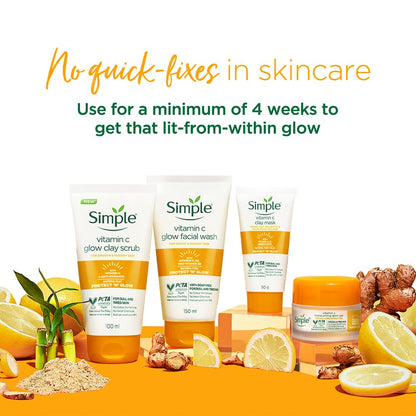 SIMPLE VITAMIN C GLOW WASH 100ML