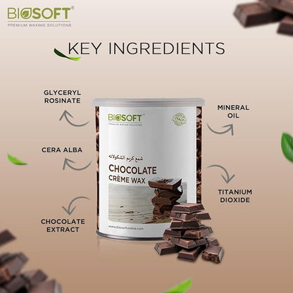 BIOSOFT WAX DARK CHOCOLATE 800G