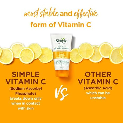 SIMPLE VITAMIN C GLOW WASH 100ML