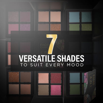 FACES 4 IN 1 EYESHADOW PALETTE 07 SMOKEY GAME 4.8G