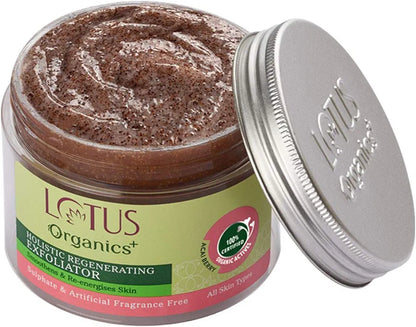 LOTUS ORGANICS HOLISTIC REGENRATING EXFOLIATOR 100GM