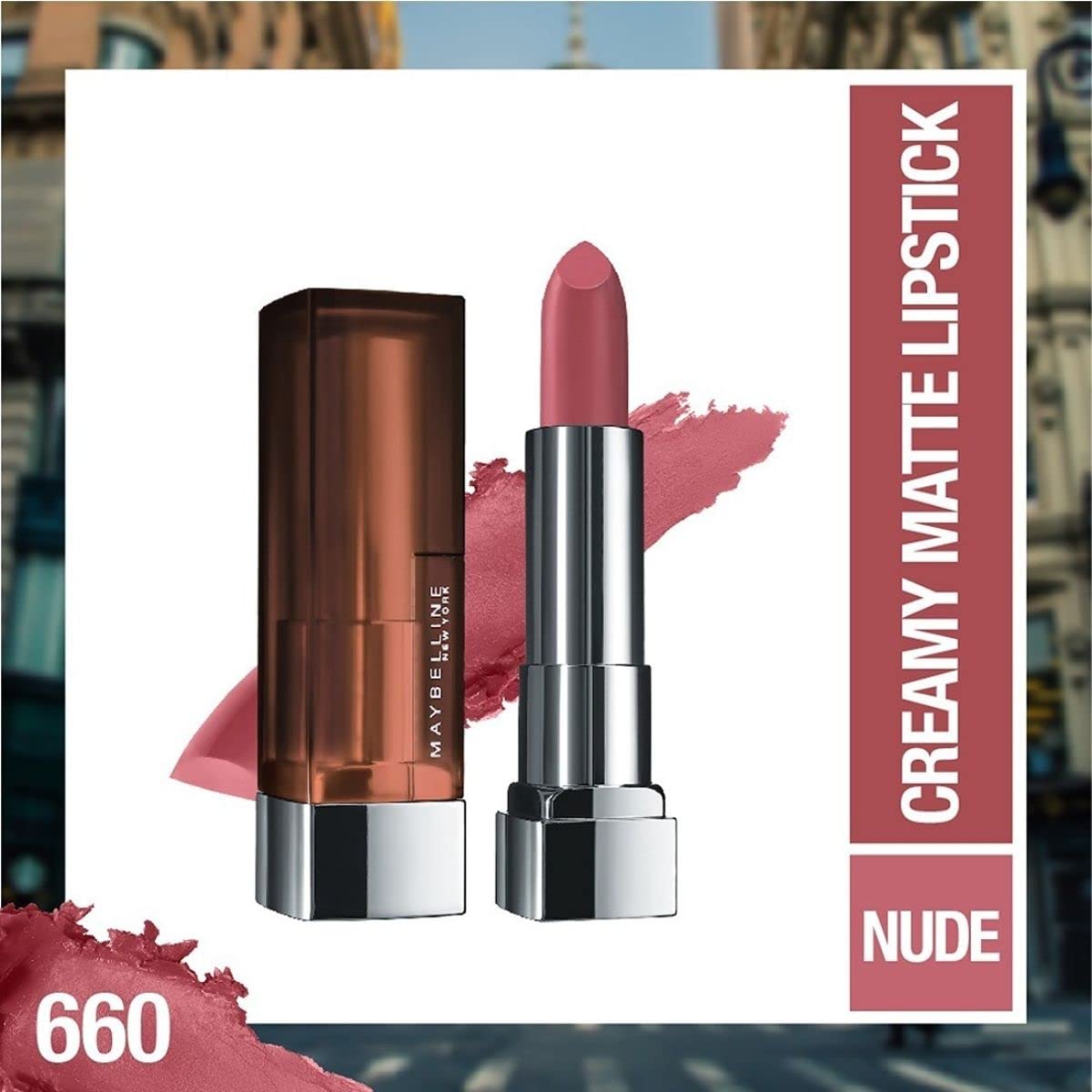 MAYBELLINE LIPSTICK CS CREAMY MATTE 660 4.2 GM