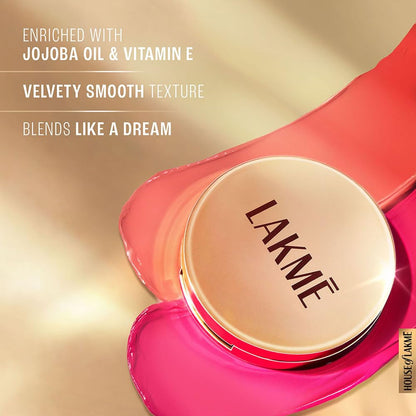 LAKME 9TO5 BLUSH POWERPLAY VELVET CREME SOFT CORAL