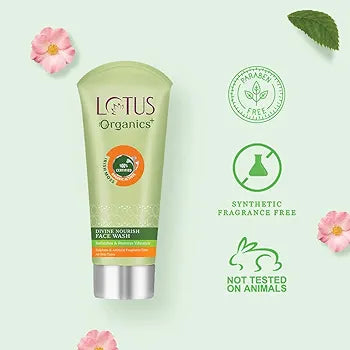 LOTUS ORGANICS DIVINE NOURISH FACE WASH 100ML