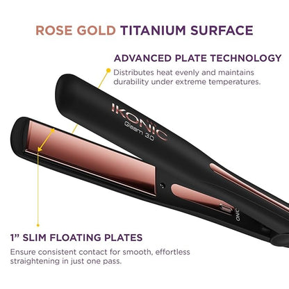 IKONIC PROFESSIONAL HAIR STRAIGHTENER GLEAM3.0