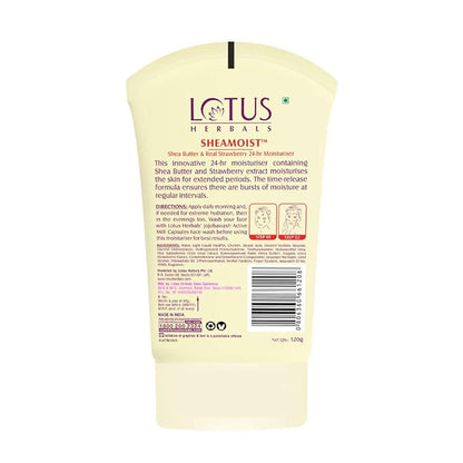 LOTUS HERBALS MOISTURISER SHEAMOIST 120 GRM