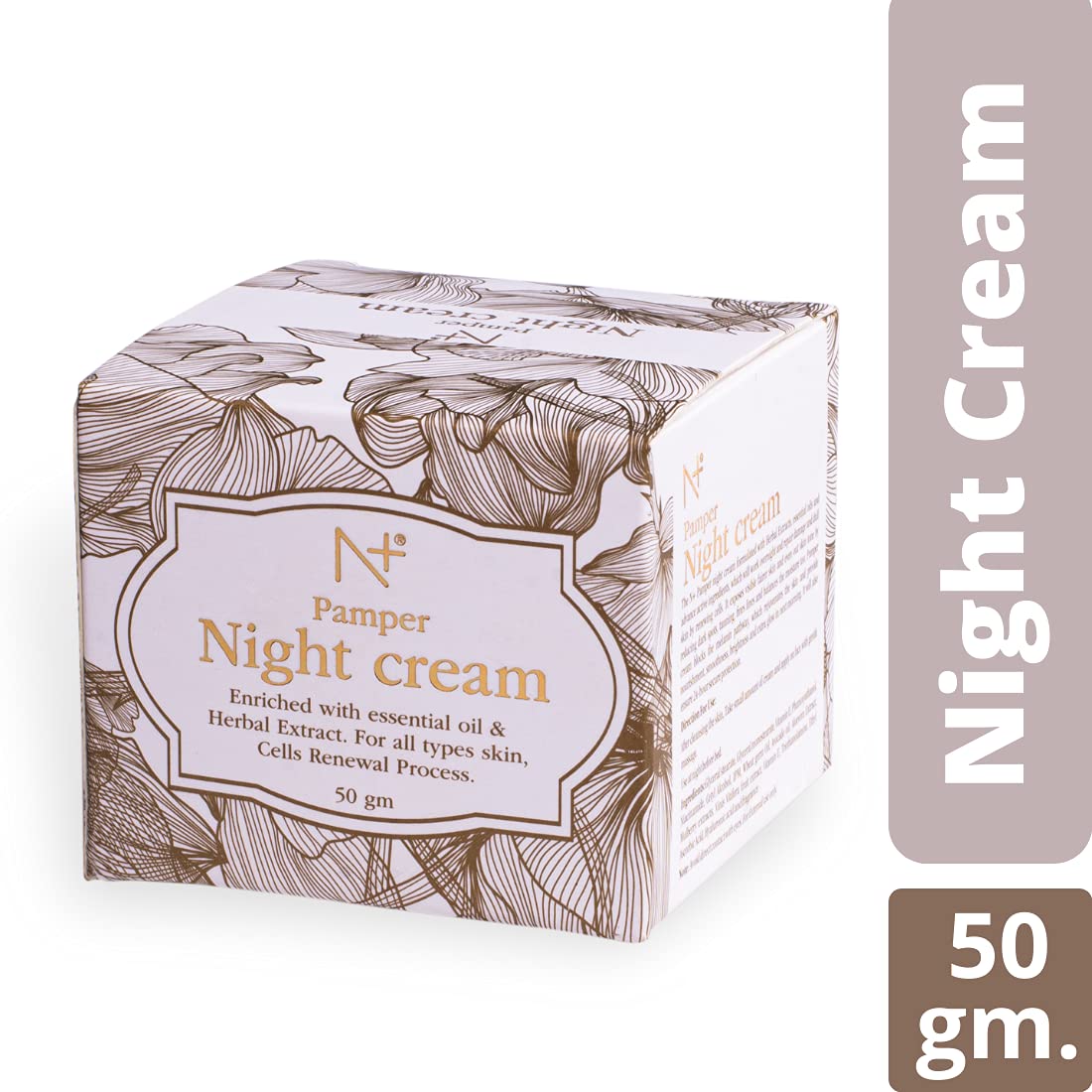 NANDINI N PLUS NIGHT CREAM 50 GM