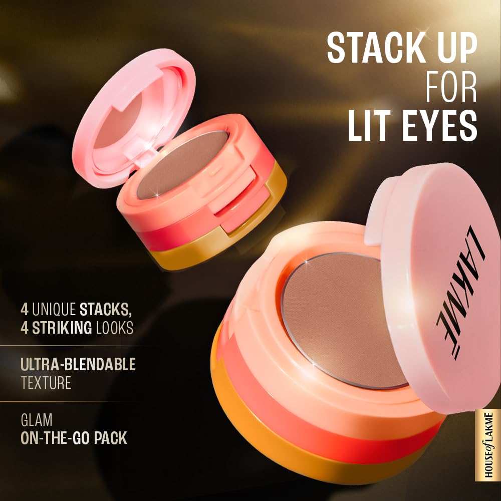 LAKME 9TO5 EYECONIC SHADOW STACKS GOLDEN HOUR GOODESS 7G