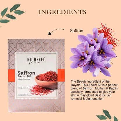 RICHFEEL FACIAL KIT SAFFRON COMBO