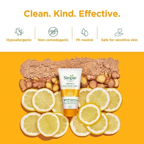 SIMPLE VITAMIN C GLOW WASH 100ML