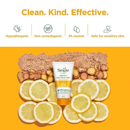 SIMPLE VITAMIN C GLOW WASH 100ML