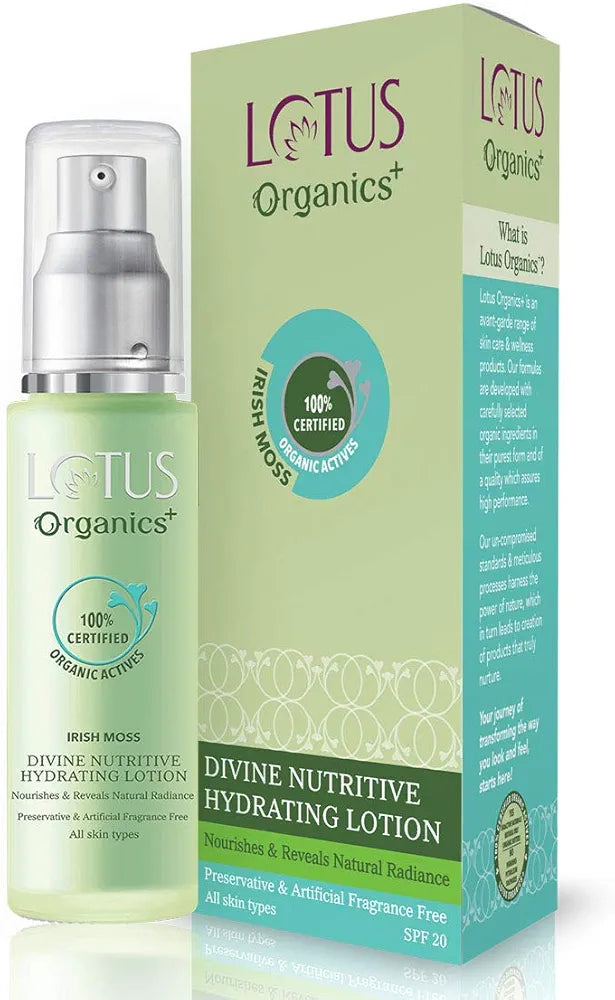 LOTUS ORGANICS DIVINE NUTRITIVE HYDRATING LOTION 50ML