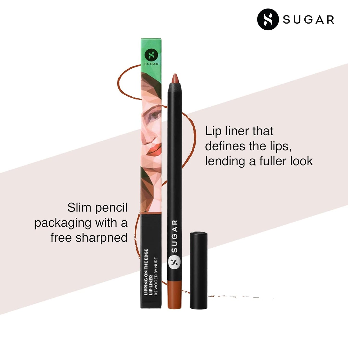 SUGAR LIP LINER 02 WOOED 1.2 G