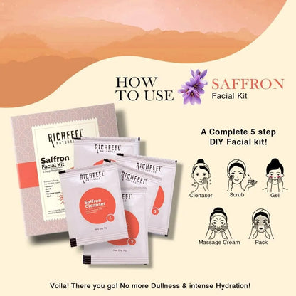 RICHFEEL FACIAL KIT SAFFRON COMBO