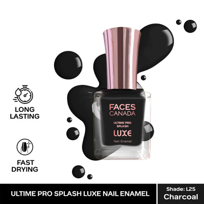 FACES NAIL PAINT L25 CHARCOAL 12ML