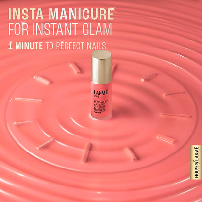 LAKME 9TO5 POWERPLAY INSTA MANICURE NAIL N12 PINK SORBET