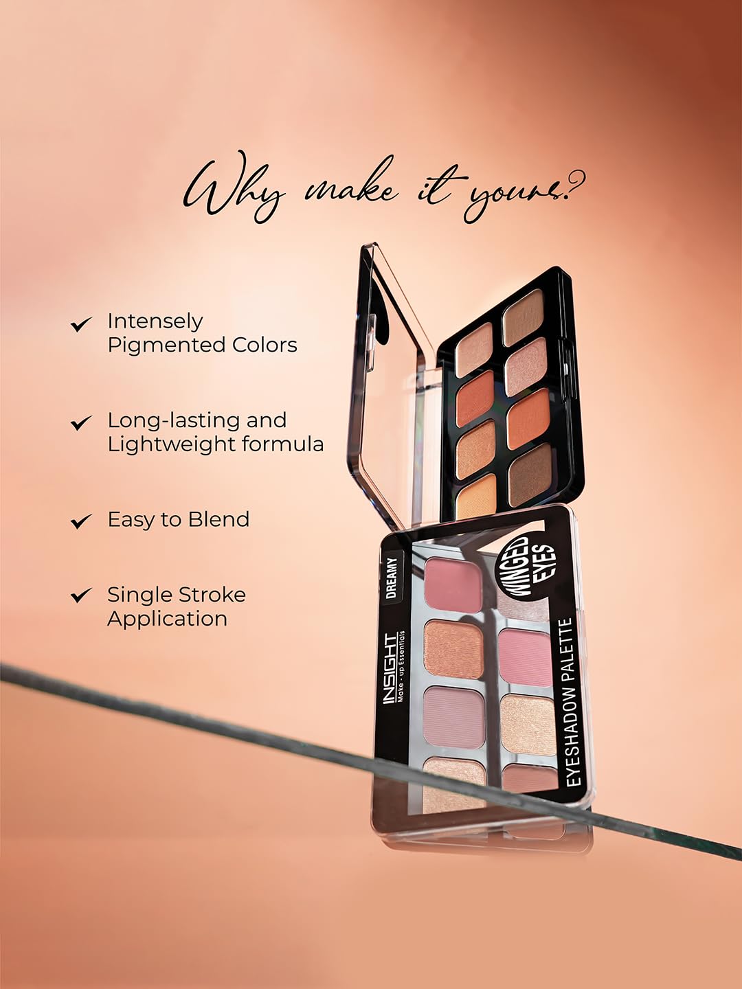 INSIGHT EYESHADOW PALETTE MK-06 ELEGANT