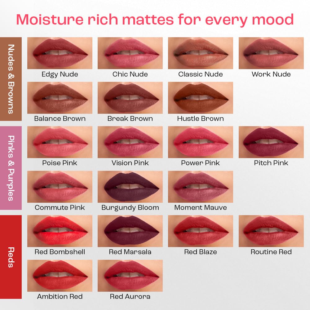LAKME 9TO5 FOREVER MATTE LIP CRAYON BURGUNDY BLOOM 1.1G