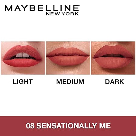 MAYBELLINE LIPSTICK LIQUID CS MATTE 08 SENSATIONALLY ME