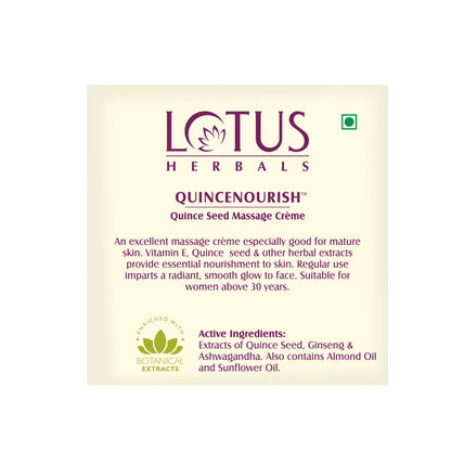 LOTUS HERBALS CREAM QUINCENOURISH 250 GRM