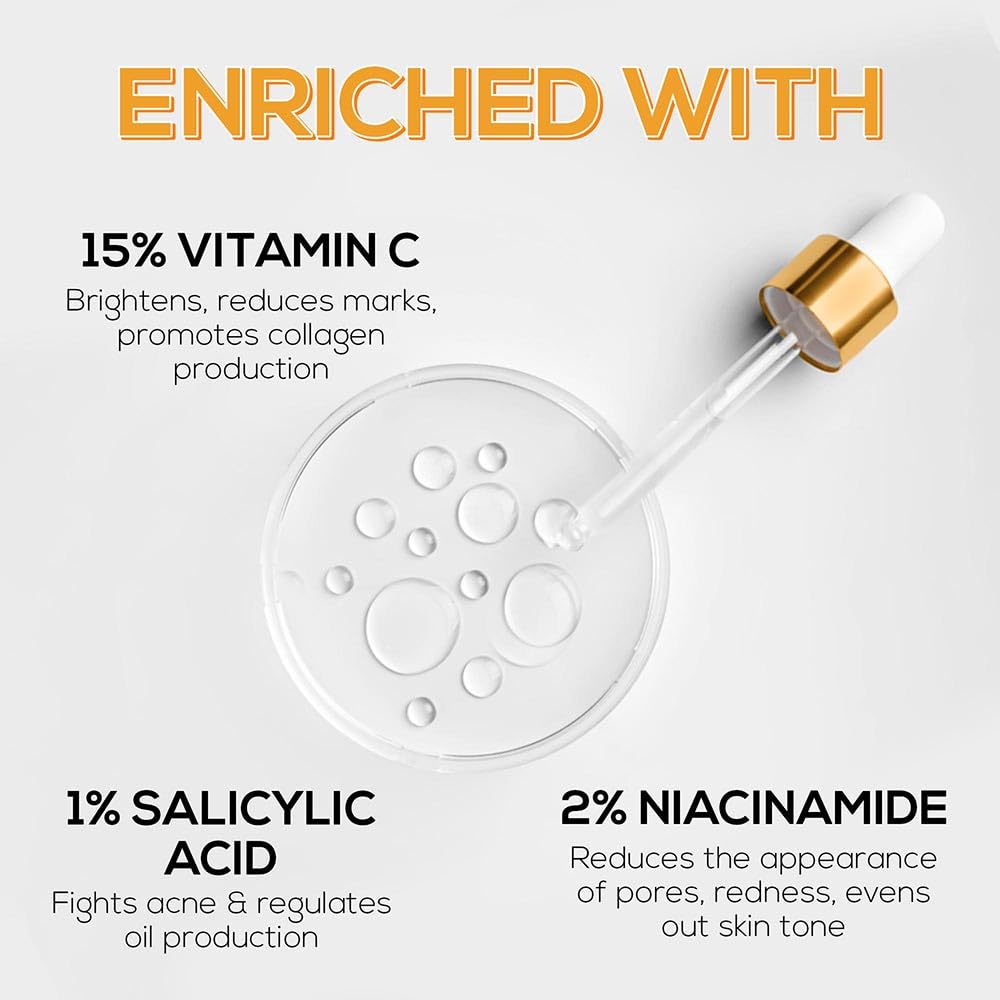 RENEE 100 VITAMIN-C SERUM 1% SALICYLIC 2% NIACINAMIDE 30ML