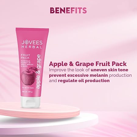 JOVEES FRUIT PACK APPLE AND GRAPE 120GM