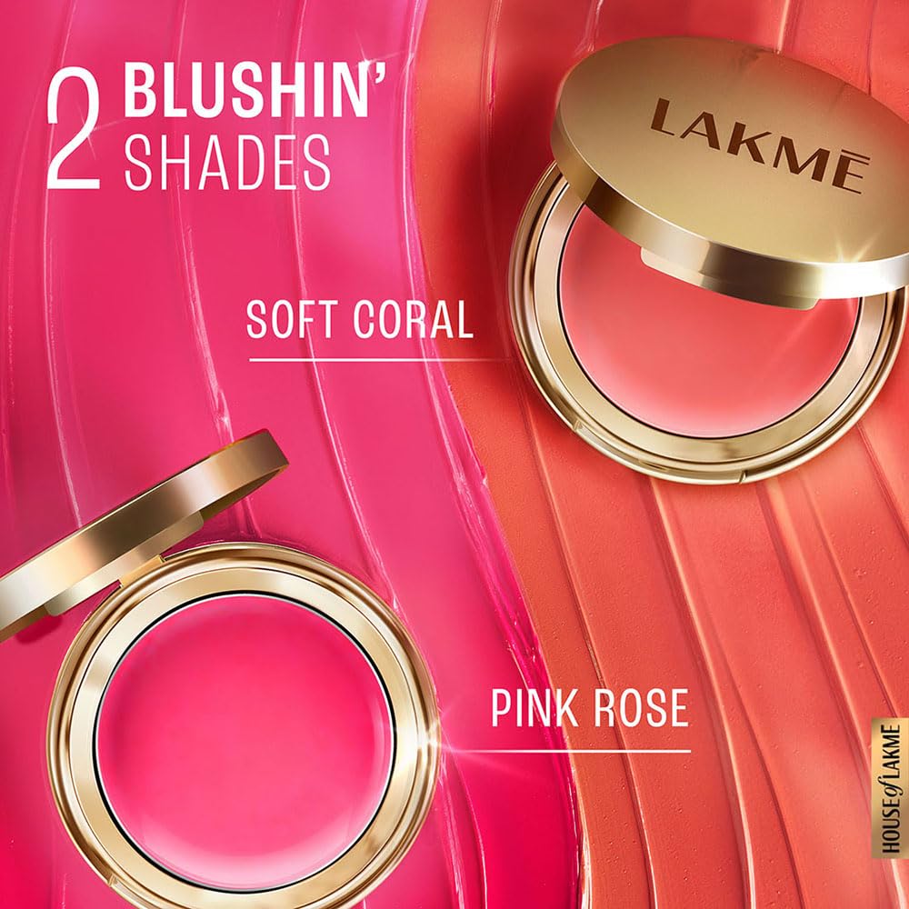 LAKME 9TO5 BLUSH POWERPLAY VELVET CREME SOFT CORAL