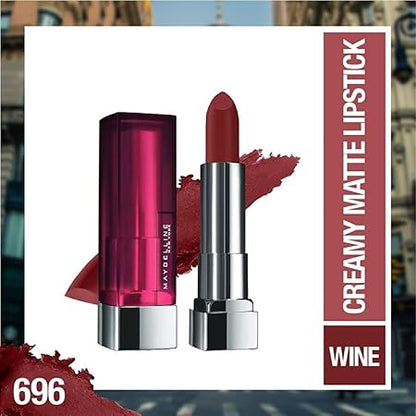 MAYBELLINE LIPSTICK CS CREAMY MATTE 696 4.2 GM