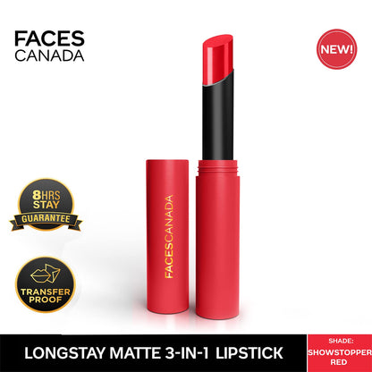 FACES LIPSTICK 3IN1 MATTE 09 SHOWSTOPPER