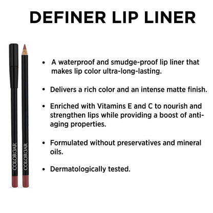 COLORBAR LIP LINER DEFINER 017 PURE VIND