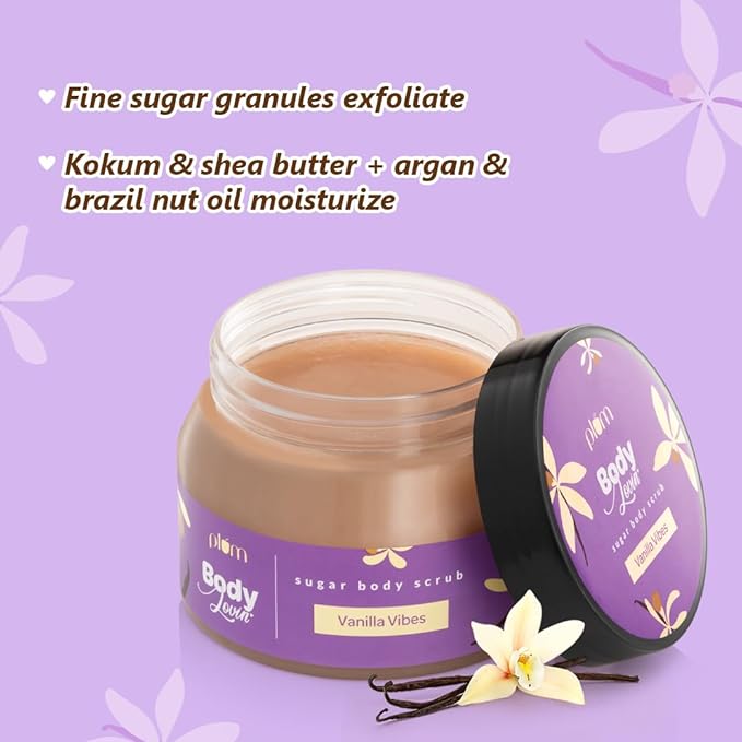 PLUM BODY SCRUB VANILLA VIBES 100 G