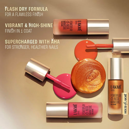 LAKME 9TO5 POWERPLAY INSTA MANICURE NAIL N12 PINK SORBET