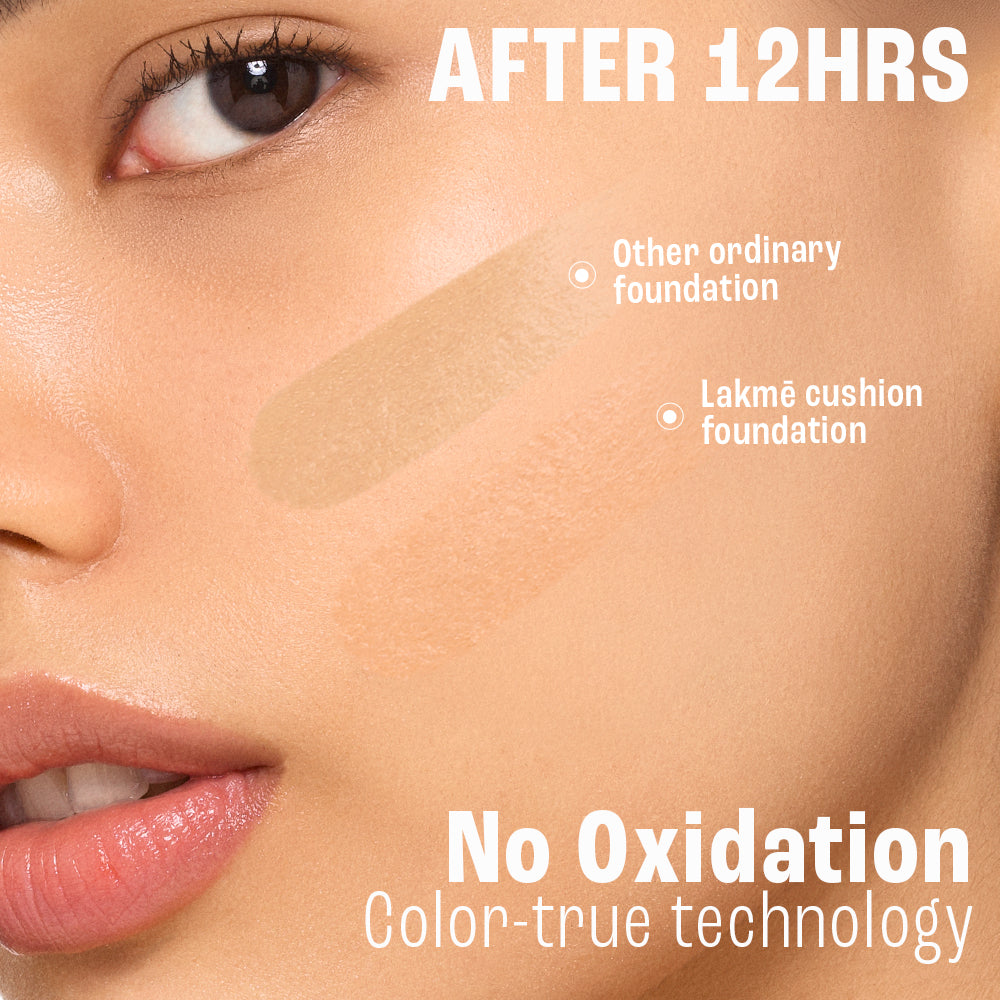 LAKME 9TO5 HYA BEACH EDIT CUSHION FOUNDATION SPF 40 N200 NEUTRAL NUDE 12G