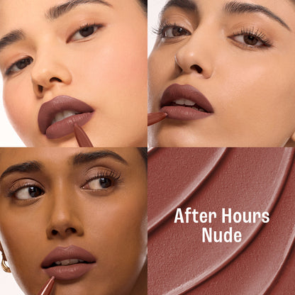 LAKME 9TO5 HYA BEACH EDIT SPF 30 LIPSTICK + LINER AFTER HOURS NUDE