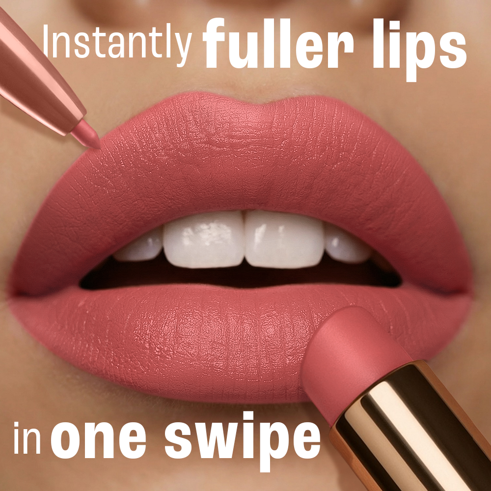 LAKME 9TO5 HYA BEACH EDIT SPF 30 LIPSTICK + LINER BEACHY NUDE