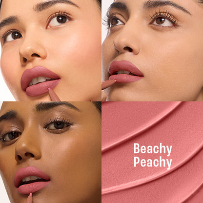 LAKME 9TO5 HYA BEACH EDIT SPF 30 LIPSTICK + LINER BEACHY NUDE