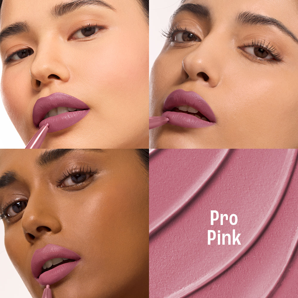 LAKME 9TO5 HYA BEACH EDIT SPF 30 LIPSTICK + LINER PRO PINK