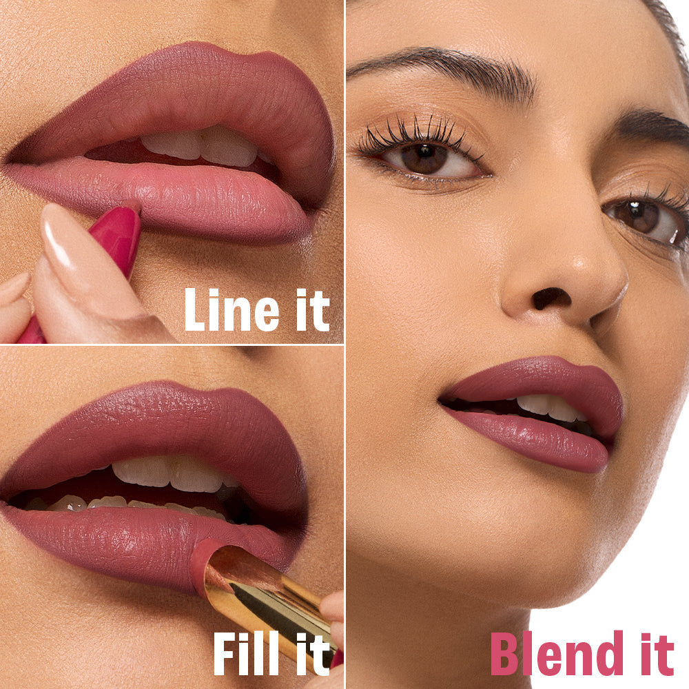 LAKME 9TO5 HYA BEACH EDIT SPF 30 LIPSTICK + LINER PRO PINK
