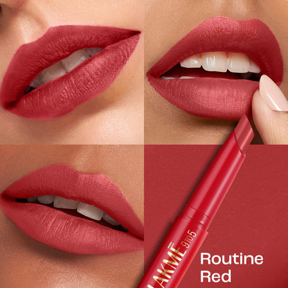 LAKME 9TO5 FOREVER MATTE LIP CRAYON AMBITION RED 1.1G