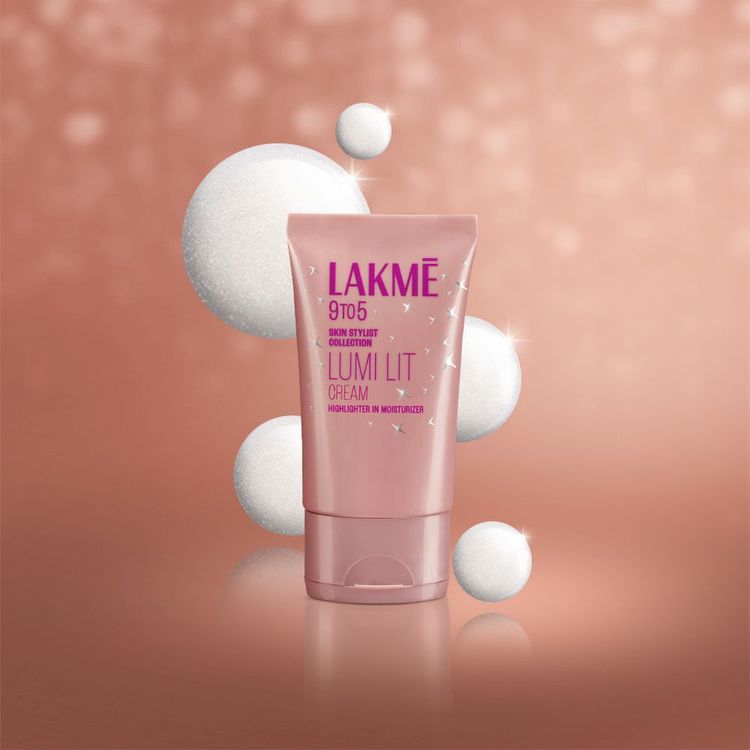 LAKME 9TO5 LUMI LIT CREAM SILVER SHIMMER 60G