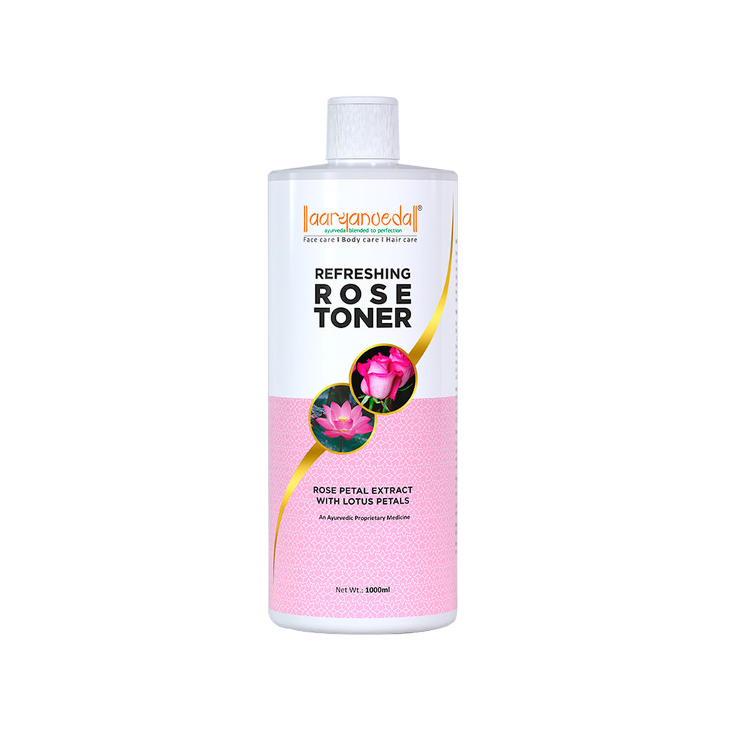 ARYANVEDA REFRESHING ROSE TONER 1000ML