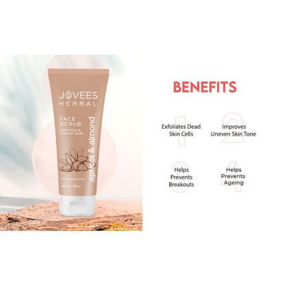 JOVEES APRICOT ALMOND SCRUB 100GM