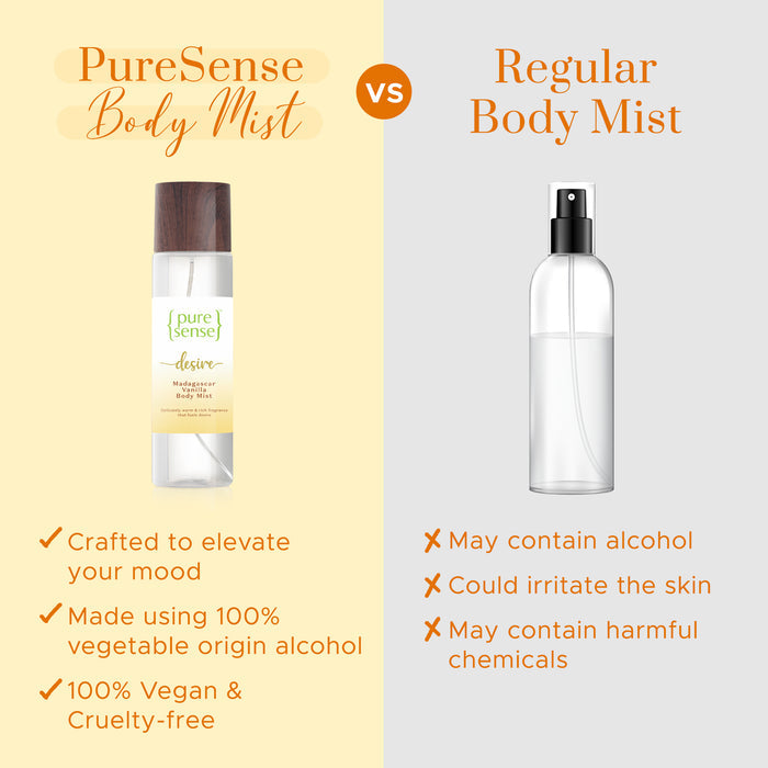 PURE SENSE BODY MIST VANILLA 150ML